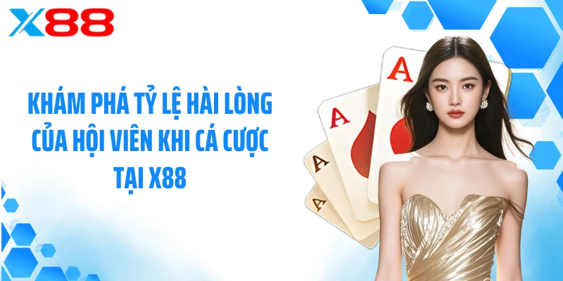 Khám phá tỷ lệ hài lòng của hội viên khi cá cược tại X88